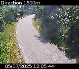 Webcam en direction de la Station de ski de Puy-Saint-Vincent 1600 sur la D804, au début de l'ascension vers la station en venant du village de Puy-Saint-Vincent