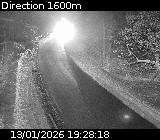 Webcam en direction de la Station de ski de Puy-Saint-Vincent 1600 sur la D804, au début de l'ascension vers la station en venant du village de Puy-Saint-Vincent