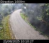 Webcam en direction de la Station de ski de Puy-Saint-Vincent 1600 sur la D804, au début de l'ascension vers la station en venant du village de Puy-Saint-Vincent
