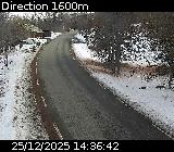 Webcam en direction de la Station de ski de Puy-Saint-Vincent 1600 sur la D804, au début de l'ascension vers la station en venant du village de Puy-Saint-Vincent
