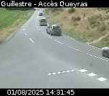 Webcam sur la D902 à la sortie de Guillestre, en direction de Queyras