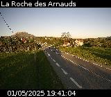 Webcam à La Roche-des-Arnauds sur la D994. Vue orientée vers Gap