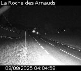 Webcam à La Roche-des-Arnauds sur la D994. Vue orientée vers Gap