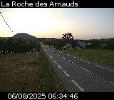 Webcam à La Roche-des-Arnauds sur la D994. Vue orientée vers Gap