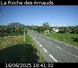 Webcam à La Roche-des-Arnauds sur la D994. Vue orientée vers Gap