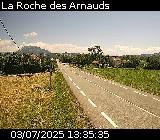 Webcam à La Roche-des-Arnauds sur la D994. Vue orientée vers Gap