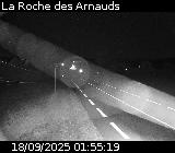 Webcam à La Roche-des-Arnauds sur la D994. Vue orientée vers Gap