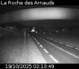 Webcam à La Roche-des-Arnauds sur la D994. Vue orientée vers Gap