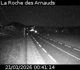 Webcam à La Roche-des-Arnauds sur la D994. Vue orientée vers Gap