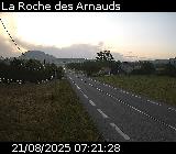 Webcam à La Roche-des-Arnauds sur la D994. Vue orientée vers Gap