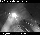 Webcam à La Roche-des-Arnauds sur la D994. Vue orientée vers Gap