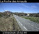 Webcam à La Roche-des-Arnauds sur la D994. Vue orientée vers Gap