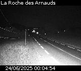 Webcam à La Roche-des-Arnauds sur la D994. Vue orientée vers Gap