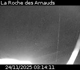Webcam à La Roche-des-Arnauds sur la D994. Vue orientée vers Gap