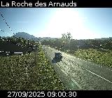 Webcam à La Roche-des-Arnauds sur la D994. Vue orientée vers Gap