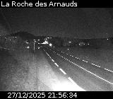 Webcam à La Roche-des-Arnauds sur la D994. Vue orientée vers Gap