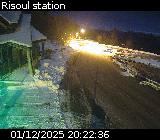 Webcam au niveau du centre de la station de Risoul 1850 sur la D186