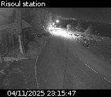 Webcam au niveau du centre de la station de Risoul 1850 sur la D186