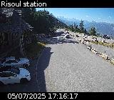 <h2>Webcam au niveau du centre de la station de Risoul 1850 sur la D186</h2>