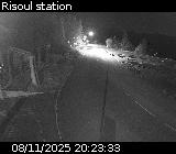Webcam au niveau du centre de la station de Risoul 1850 sur la D186