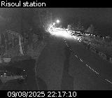 Webcam au niveau du centre de la station de Risoul 1850 sur la D186