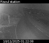 Webcam au niveau du centre de la station de Risoul 1850 sur la D186
