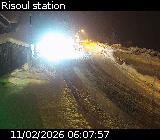 Webcam au niveau du centre de la station de Risoul 1850 sur la D186