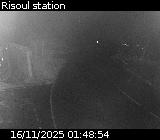 Webcam au niveau du centre de la station de Risoul 1850 sur la D186