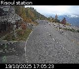 Webcam au niveau du centre de la station de Risoul 1850 sur la D186