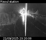 Webcam au niveau du centre de la station de Risoul 1850 sur la D186