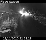 Webcam au niveau du centre de la station de Risoul 1850 sur la D186