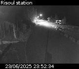 Webcam au niveau du centre de la station de Risoul 1850 sur la D186