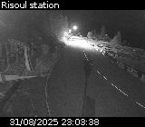 Webcam au niveau du centre de la station de Risoul 1850 sur la D186