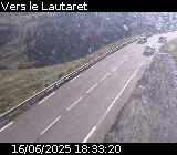 Caméra routière France - D1091, à proximité du col du Lautaret. Vue multiple entre le Refuge du Lautaret, la route vers Briançon et la route vers le Lautaret