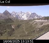 Caméra routière France - D1091, à proximité du col du Lautaret. Vue multiple entre le Refuge du Lautaret, la route vers Briançon et la route vers le Lautaret