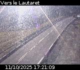 Caméra routière France - D1091, à proximité du col du Lautaret. Vue multiple entre le Refuge du Lautaret, la route vers Briançon et la route vers le Lautaret