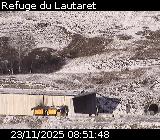 Caméra routière France - D1091, à proximité du col du Lautaret. Vue multiple entre le Refuge du Lautaret, la route vers Briançon et la route vers le Lautaret