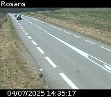 Webcam à Rosans au niveau du col du Collet sur la D994. Vue orientée vers Rémuzat