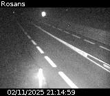 Webcam à Rosans au niveau du col du Collet sur la D994. Vue orientée vers Rémuzat