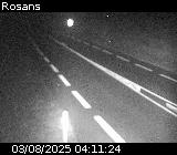 Webcam à Rosans au niveau du col du Collet sur la D994. Vue orientée vers Rémuzat