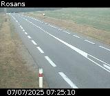 Webcam à Rosans au niveau du col du Collet sur la D994. Vue orientée vers Rémuzat