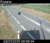 Webcam à Rosans au niveau du col du Collet sur la D994. Vue orientée vers Rémuzat