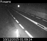 Webcam à Rosans au niveau du col du Collet sur la D994. Vue orientée vers Rémuzat
