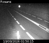 Webcam à Rosans au niveau du col du Collet sur la D994. Vue orientée vers Rémuzat