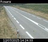 Webcam à Rosans au niveau du col du Collet sur la D994. Vue orientée vers Rémuzat
