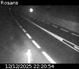 Webcam à Rosans au niveau du col du Collet sur la D994. Vue orientée vers Rémuzat