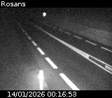 Webcam à Rosans au niveau du col du Collet sur la D994. Vue orientée vers Rémuzat