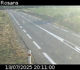 Webcam à Rosans au niveau du col du Collet sur la D994. Vue orientée vers Rémuzat