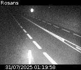 Webcam à Rosans au niveau du col du Collet sur la D994. Vue orientée vers Rémuzat