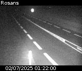 Webcam à Rosans au niveau du col du Collet sur la D994. Vue orientée vers Rémuzat